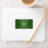 Elegant Shamrock Return Address Label (Insitu)