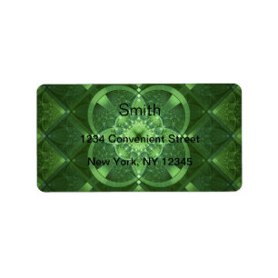 Elegant Shamrock Return Address Label