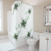 Elegant Shamrock Shower Curtain Douchegordijn (In situ)