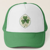 Elegant Shamrock St Patrick’s Day -boné Trucker Pet (Voorkant)