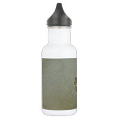 Elegant Shamrock St.Patrick's Day, Green Leather Waterfles (Links)