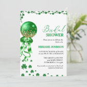 Elegant Shamrock St. Patrick's Day Vrijgezellenfee Kaart (Staand voorkant)