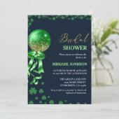 Elegant Shamrock St. Patrick's Day Vrijgezellenfee Kaart (Staand voorkant)