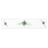 Elegant Shamrock Table Runner Korte Tafelloper (Horizontaal)