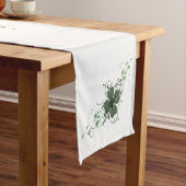 Elegant Shamrock Table Runner Korte Tafelloper (Voorbeeld)