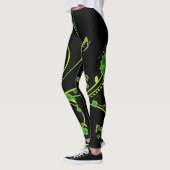 Elegant Shamrock Vines and Butterflies Leggings (Links)