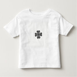 Elegant Shamrock-vormig ontwerp voor St. Patrick's Kinder Shirts