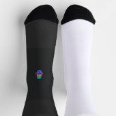 Elegant Shamrock-vormig ontwerp voor St. Patrick's Sokken (Top)