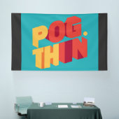Elegant Shamrock-vormig ontwerp voor St. Patrick's Spandoek (Beurs)