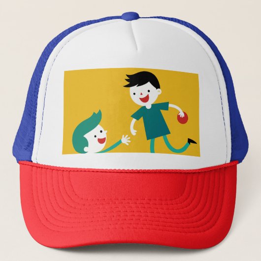 Elegant Shamrock-vormig ontwerp voor St. Patrick's Trucker Pet (Voorkant)