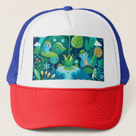 Elegant Shamrock-vormig ontwerp voor St. Patrick's Trucker Pet