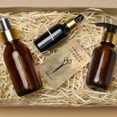 Elegant Shears Comb Grey Waterverf Visitekaartje