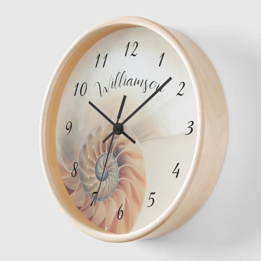 Elegant Shell beige Familienaam Coastal (Hoek)