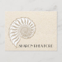 Elegant Shell Briefkaart