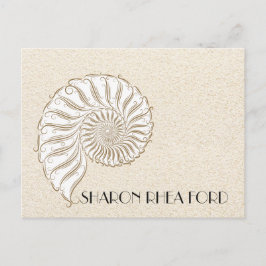 Elegant Shell Briefkaart