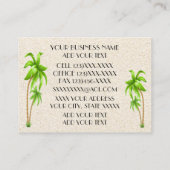 Elegant Shell Visitekaartje (Achterkant)