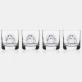 Elegant Sheltie Whisky Glas (Achterkant)