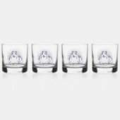 Elegant Sheltie Whisky Glas (Voorkant)