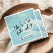 Elegant She's op Cloud 9 Blue Sky Vrijgezellenfees Servet