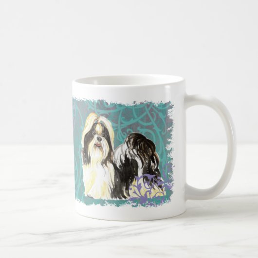 Elegant Shih Tzu Coffee Mok (Rechts)