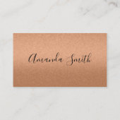 Elegant Shimmer Visitekaartje (Achterkant)