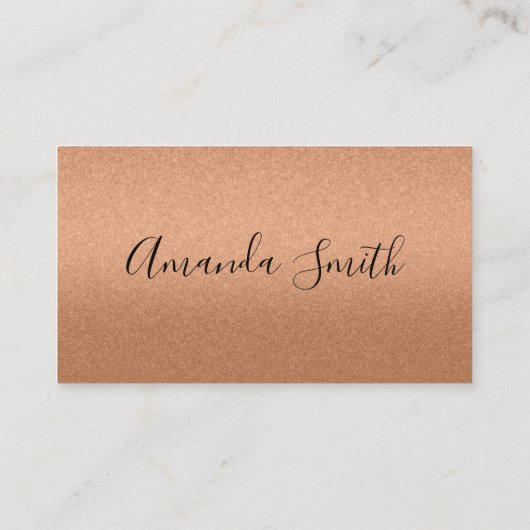 Elegant Shimmer Visitekaartje (Achterkant)