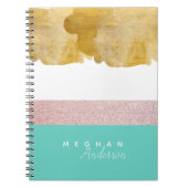 Elegant Shine ⎥ Gepersonaliseerd Notitieboek (Voorkant)