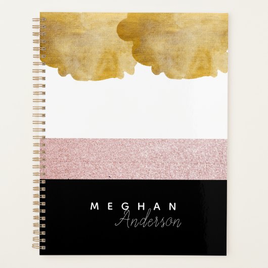 Elegant Shine ⎢ Gepersonaliseerde Planner (Voorkant)