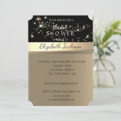 Elegant Shiny Chic Vrijgezellenfeest Kaart (Staand voorkant)