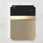 Elegant Shiny Chic Vrijgezellenfeest Kaart (Achterkant)