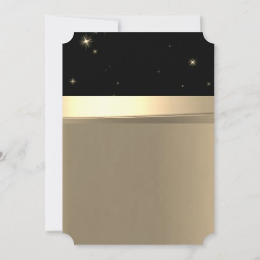 Elegant Shiny Chic Vrijgezellenfeest Kaart (Achterkant)