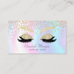 Elegant Shiny Diamonds-Glitter Faux Lashes Visitekaartje