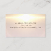 Elegant Shiny Diamonds - Glittery Lips vallen onde Visitekaartje (Achterkant)