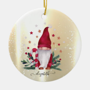 Elegant Shiny, Faux Gold, Wreate Joy Keramisch Ornament