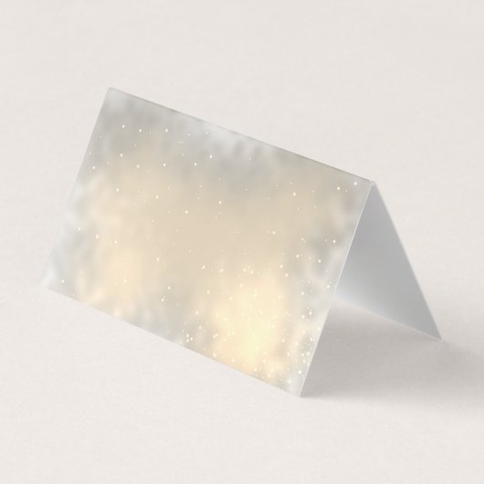 Elegant Shiny Gold Glittery Hartelijk dank voor uw Visitekaartje (Achterkant)