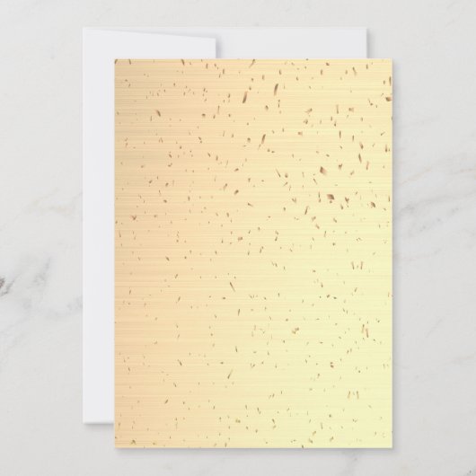 Elegant Shiny Gold Tiara Confetti Sweet 16 Kaart (Achterkant)