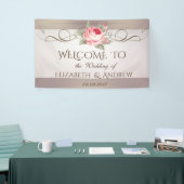 Elegant Shiny Roos Wedding Banner (Beurs)