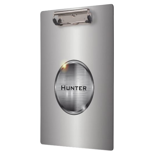 Elegant Shiny Steel Klembord (Links)