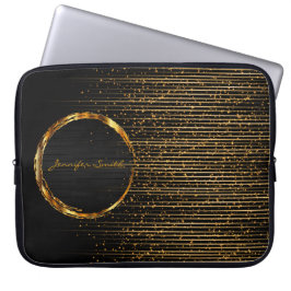 Elegant Shootlampjes met Y-naam Laptop Sleeve