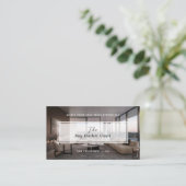 Elegant Short Term Rental Property Manager Photo Visitekaartje (Staand voorkant)