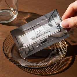 Elegant Short Term Rental Property Manager Photo Visitekaartje