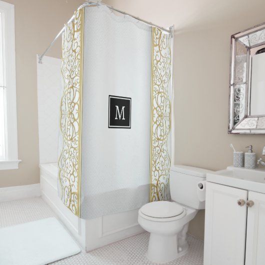 Elegant Shower Curtain Douchegordijn (In situ)