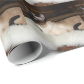 Elegant Siamese Cat Cadeaupapier (Rol Hoek)