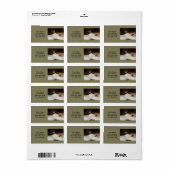 Elegant Siamese Cat Etiket (Full Sheet)