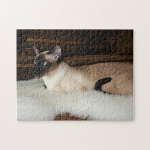 Elegant Siamese Cat Legpuzzel