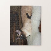 Elegant Siamese Cat Legpuzzel (Verticaal)