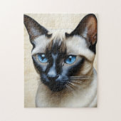 Elegant Siamese Cat Legpuzzel (Verticaal)