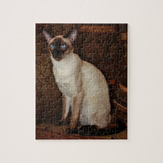 Elegant Siamese Cat Legpuzzel (Verticaal)