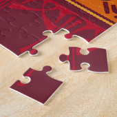 Elegant sierlijk Afrika: Indiaas etnisch patroon Legpuzzel (Zijkant)