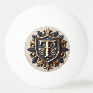 Elegant Sierlijk Heraldisch Schild Pingpongbal